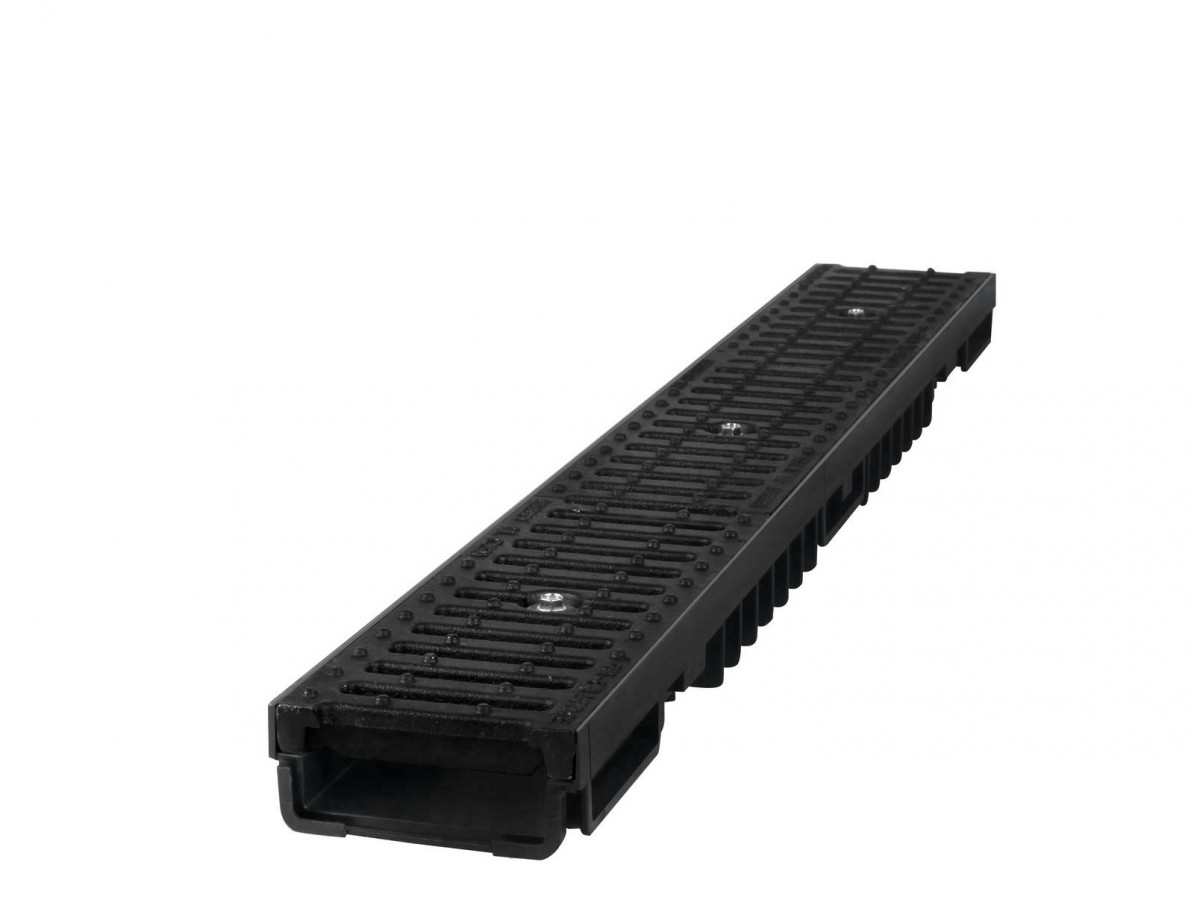 Odvodňovací žľab s liatinovou mrežou